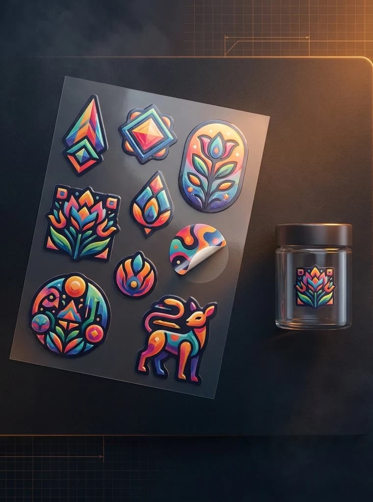UV-stickers A4